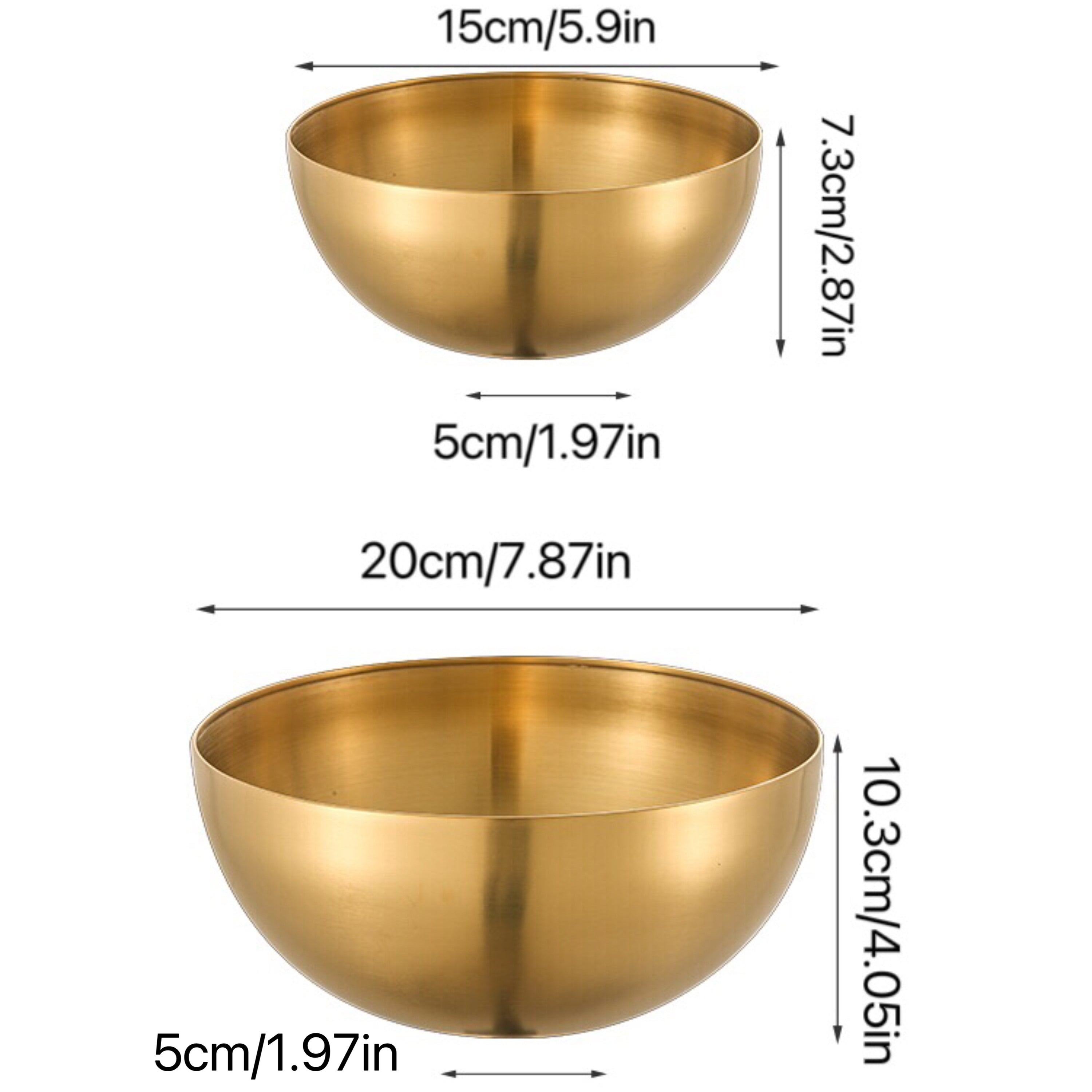 Stainless Steel MultiPurpose Salad and Mixing Bowl