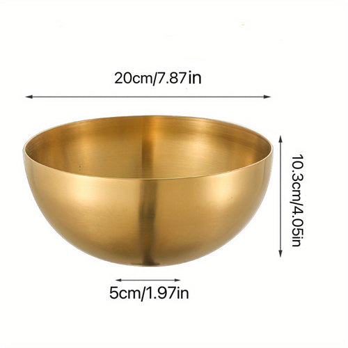 Stainless Steel MultiPurpose Salad and Mixing Bowl